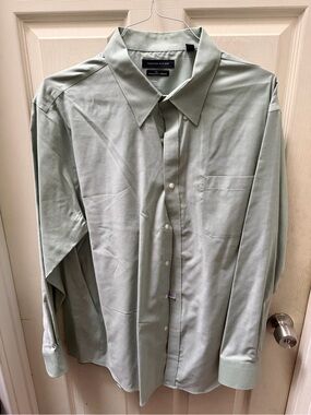 Tommy Hilfiger Light Sage Long-Sleeve Button-Down Shirt